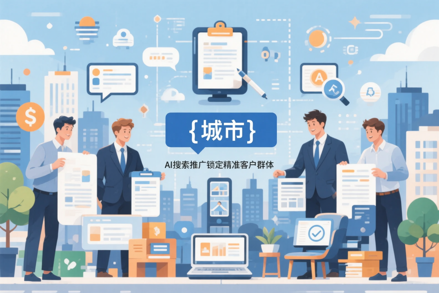 张家口公司如何用AI搜索推广锁定精准客户群体