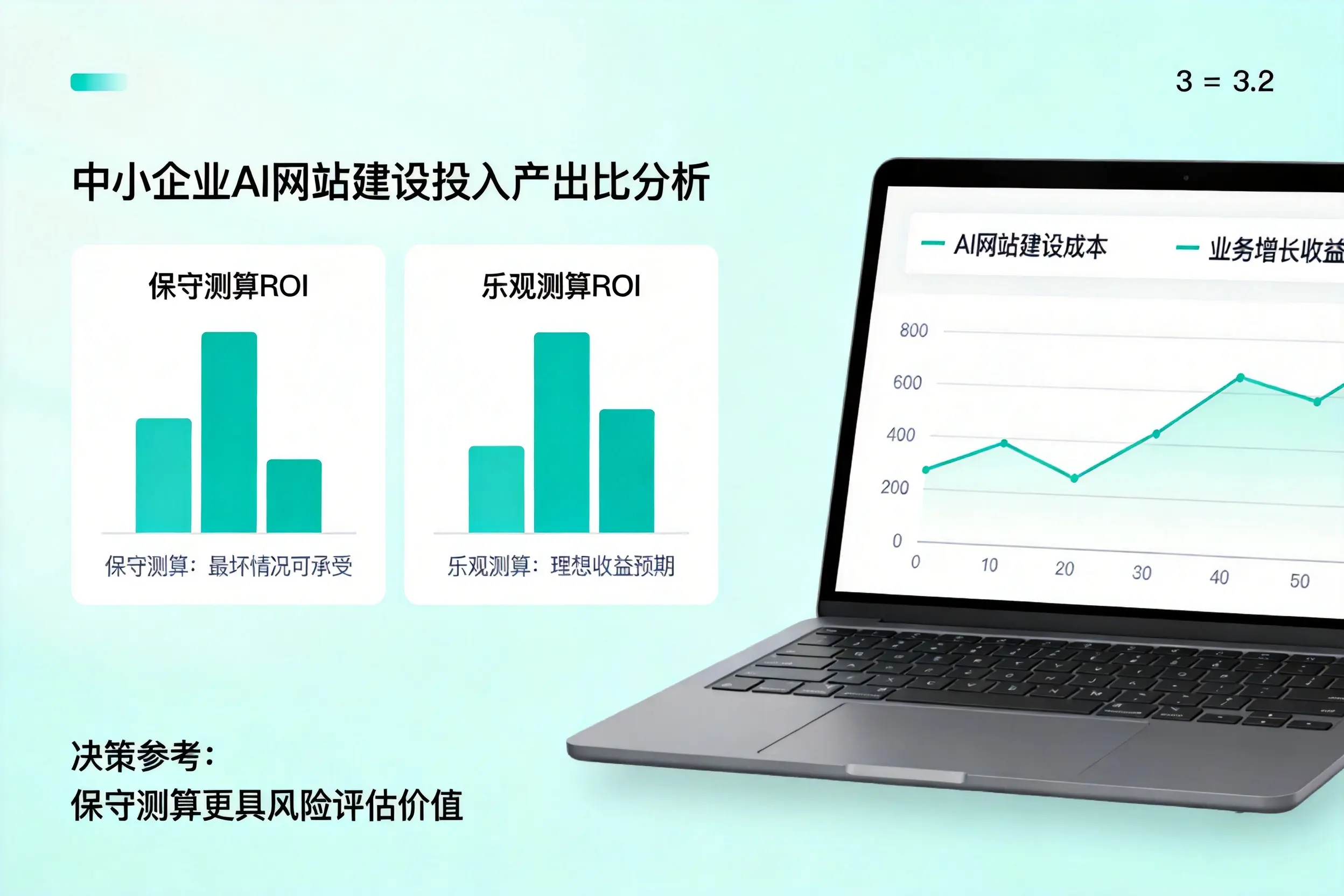张家口中小企业AI网站建设投入产出比怎么算?先看这份分析