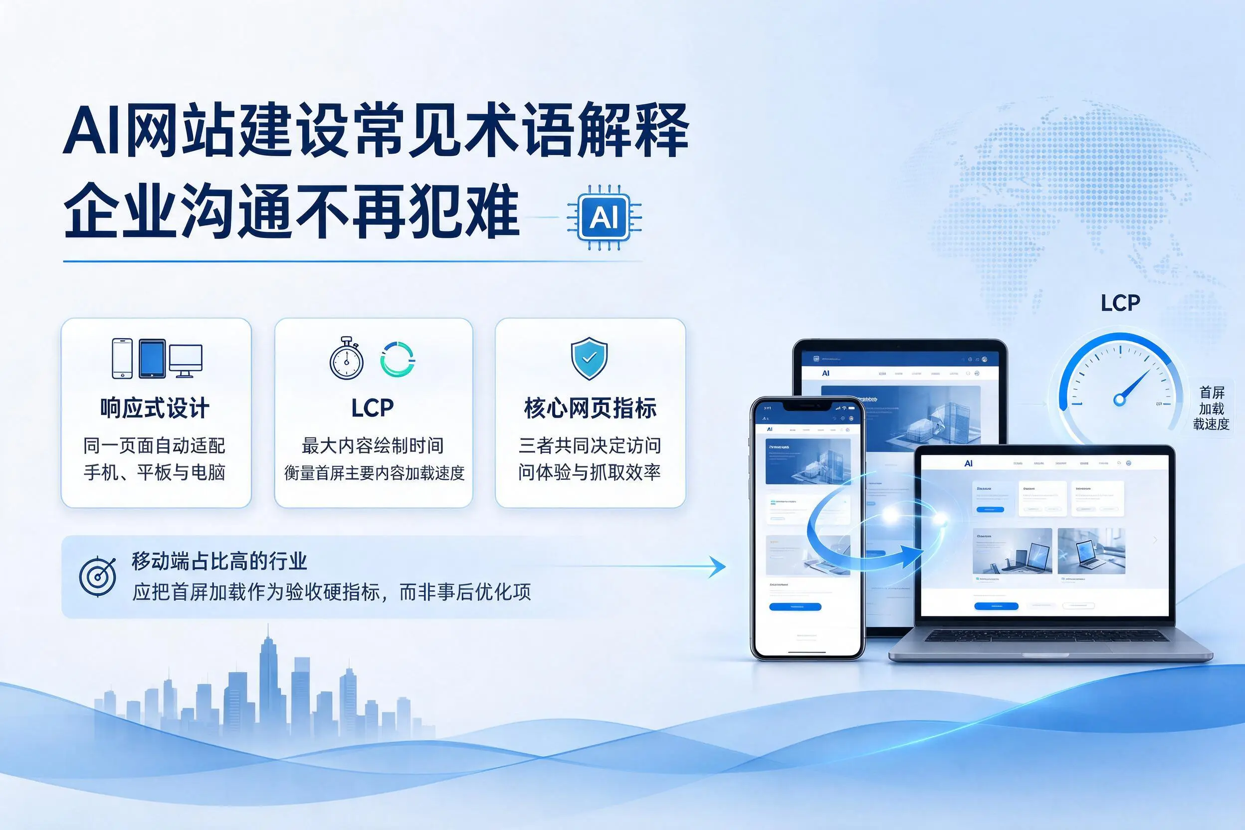AI网站建设常见术语解释，张家口企业沟通不再犯难
